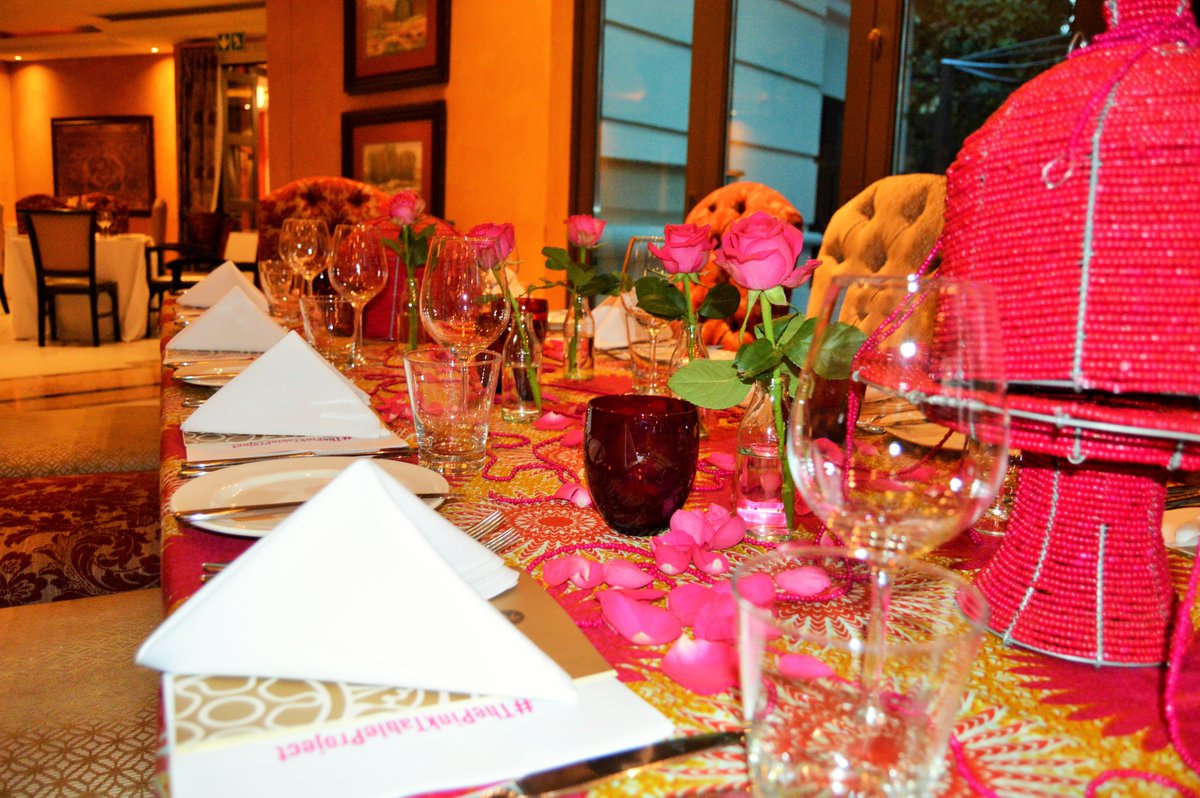 PinkTableProjX's tweet photo. #ThePinkTableProject hosted the largest Pink Dinner Party and Breast Cancer Awareness Fundraiser SA had ever seen https://t.co/xSivd4juip