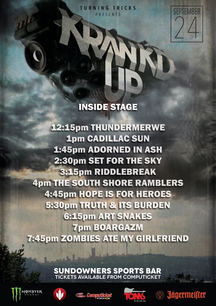 cadillac_sun's tweet photo. The lineup times for #KU2016
We are up at 13:00 on the inside stage!
Get your tickets NOW! https://t.co/y5cqKSi7Da