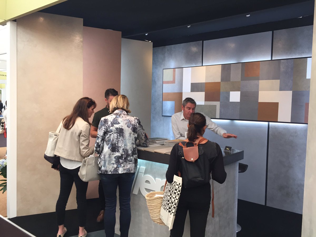 VieroUK_Chris's tweet photo. Day 2 @Decorex_Intl. To find out more about our range of surface finishes stop by at J28 #Decorex2016 https://t.co/Sep1GnOfsf