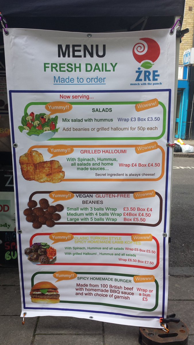 zreinfo's tweet photo. Lovely Monday @HoxtonStMarket come and check out our new menu ...fresh, healthy  and delicious :) https://t.co/ljVhYdZ1O6