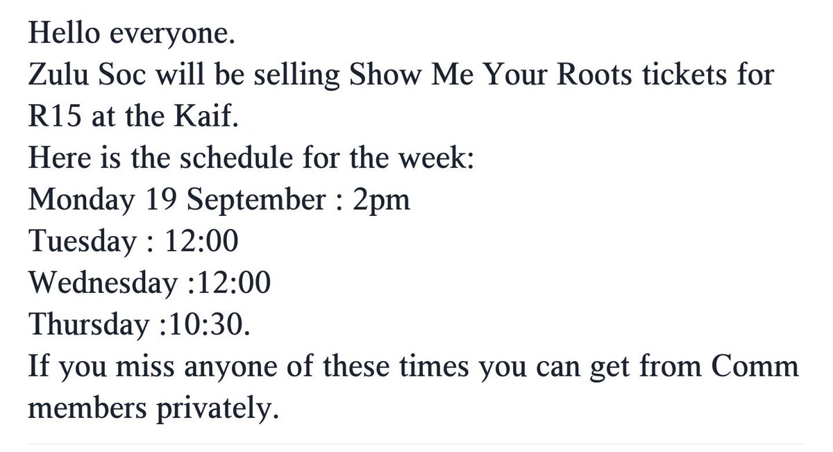 ZuluSoc's tweet photo. Ticket sales for the week. Passports will be free for all members. Tell your friends &amp; join us https://t.co/LwFup5jr6D