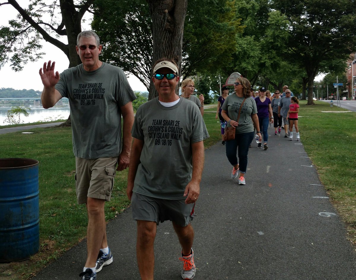 nellabom's tweet photo. Attorney @JayAbom and 400 friends joined the #TakeStrides walk in HBG to help find a cure for #CrohnsDisease. https://t.co/LfJceyBNL9