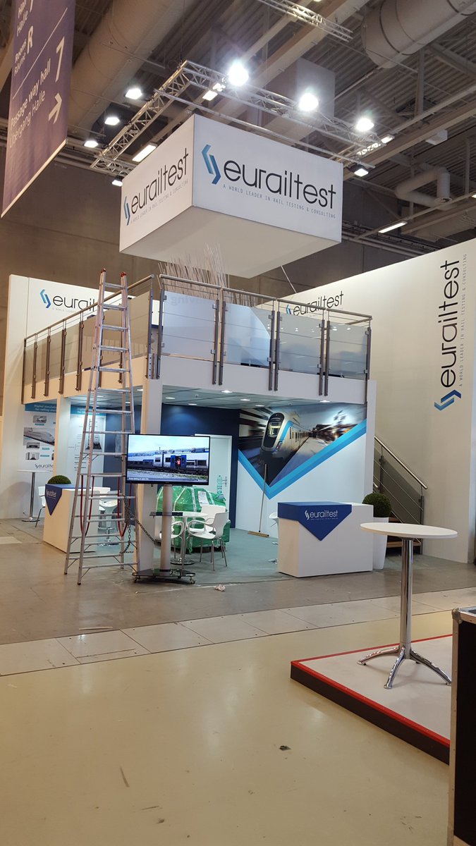 eurailtest's tweet photo. Under construction ... #eurailtest  #InnoTrans2016 https://t.co/2j3Zp1mtTT