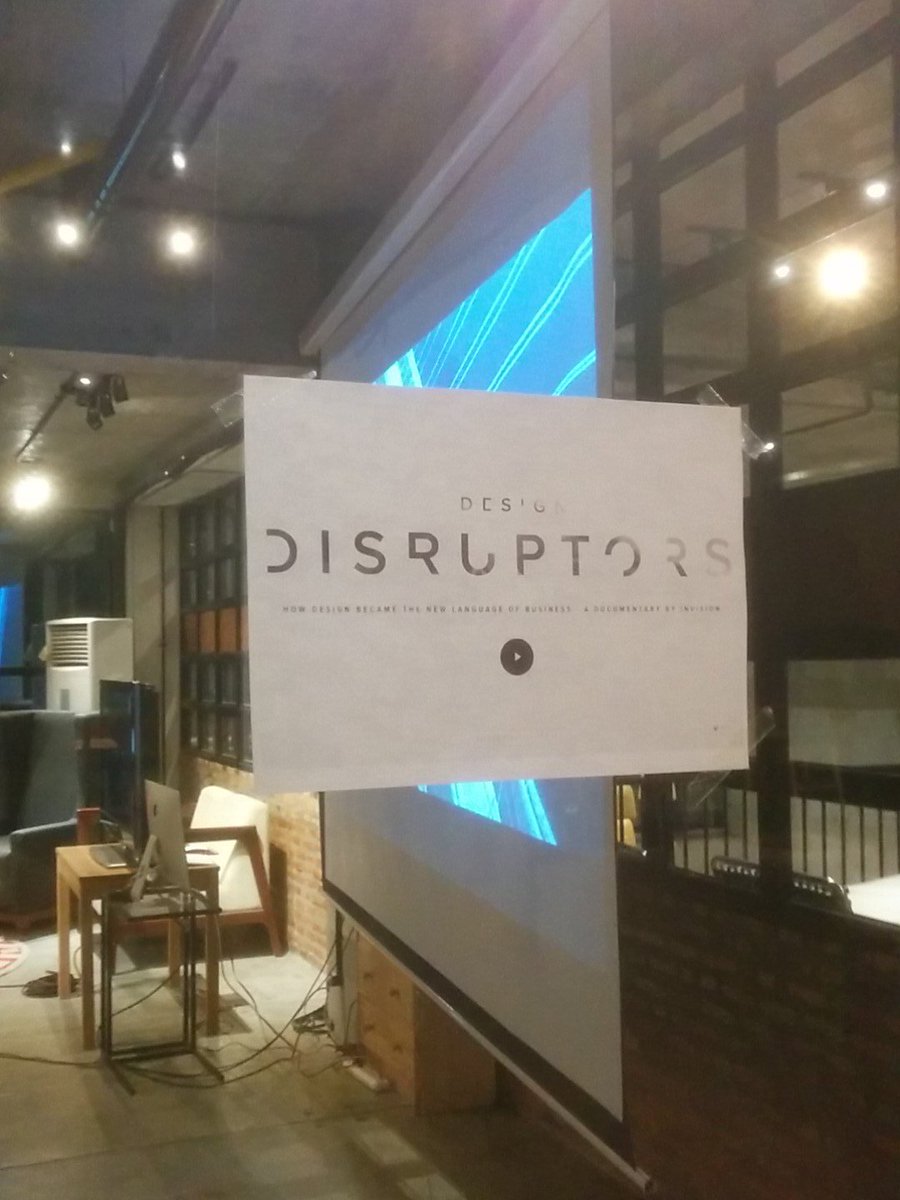CommanderGus's tweet photo. Excited to watch #DesignDisruptors Jakarta screening at Conclave! Shout out to #askuxid. https://t.co/nGAPw8YJvK