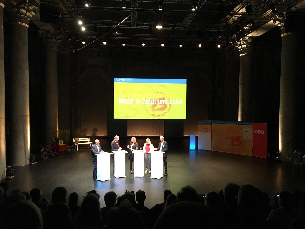 Es startet: Verleihung des 25. VCÖ-Mobilitätspreises: VerkehrsClub Österreich