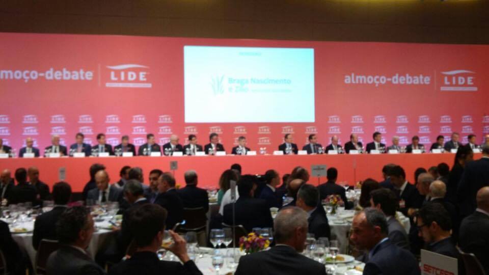 A FIA e o PIB Nacional estão aqui! Almoço-Debate com o ministro da Fazenda, Henrique Meirelles.