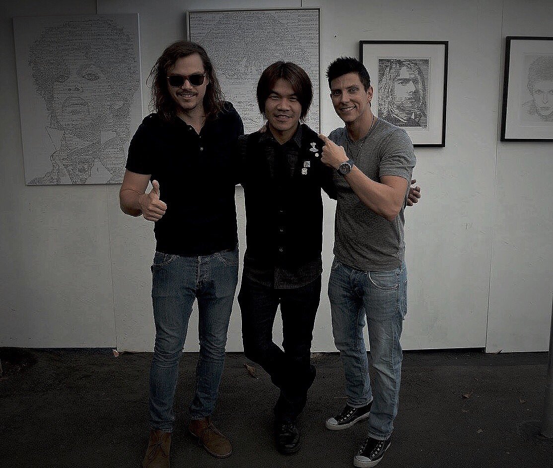 RadioBlackBand's tweet image. Supporting our boy Hayato on his big art debut at @mr_musichead. Congrats my man! Amazing art.