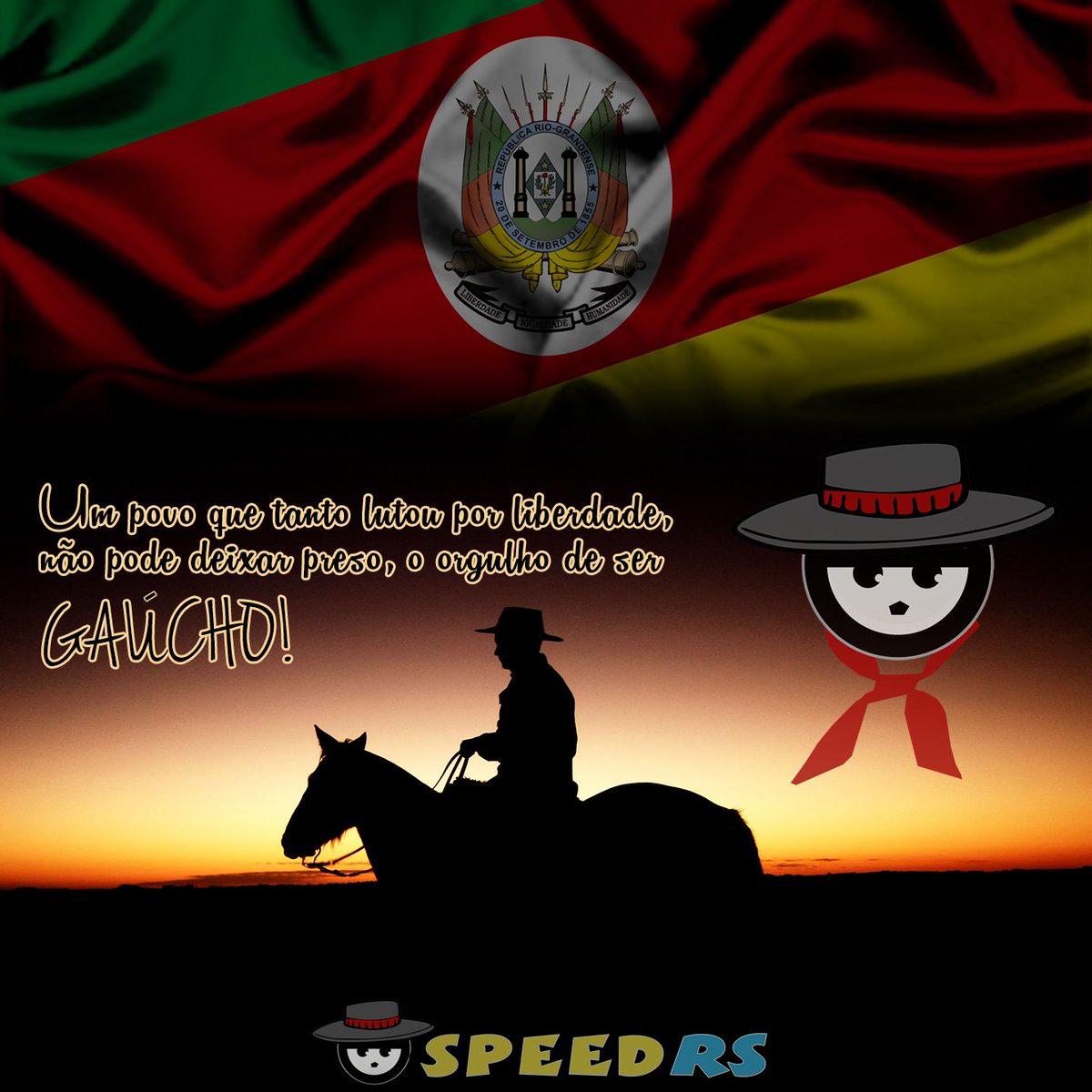 speedrsprovedor's tweet photo. Sirvam nossas façanhas, de modelo à toda a terra! #20deSetembro #SemanaFarroupilha #SpeedRS https://t.co/RnprSuCWbk