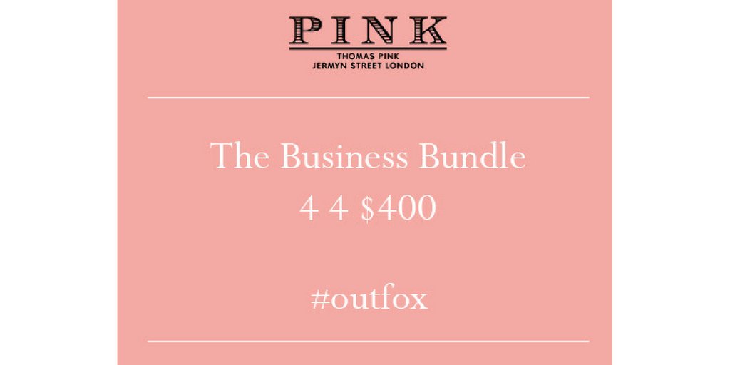 TysonsGalleria's tweet photo. Create your #businessbundle now @ThomasPinkUSA : Choose 4 shirts from the Traveller & Sterling collections! #tysons https://t.co/gFPp89xgPU