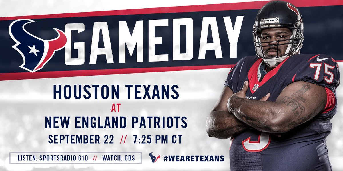 HoustonTexans's tweet photo. GAMEDAY!

#TNF
#WeAreTexans
#TexansGameday https://t.co/5jcdYdM6FF