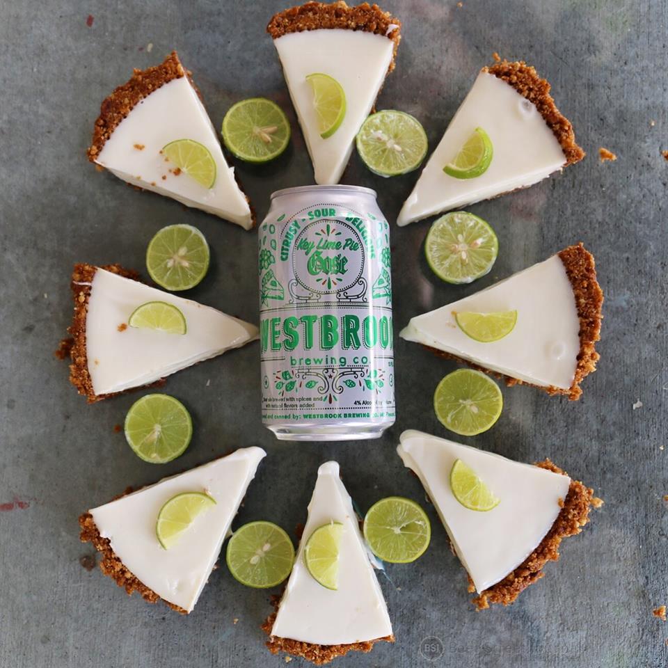 Che ne dite di una bella torta al lime?
Westbrook Brewing Company Key Lime Pie Gose.
bit.ly/2cNrkMB