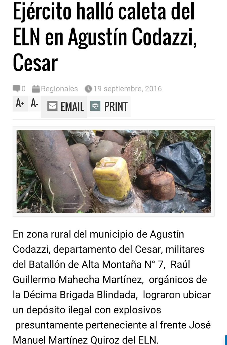 CodazzimeGusta's tweet photo. Ejército halló caleta del ELN en #Codazzi Codazzi_online CodazzimeGusta CodazziSomos Agustin_codazzi eduler. https://t.co/ez8YGLvd2Y