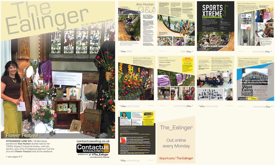 The_Ealinger's tweet photo. From flowers to Xtreme sport - this week's The_Ealinger #Issue38 #19Sep https://t.co/Gs4ikPAAFx #Ealing #EnjoyEaling https://t.co/zygXuikSqC