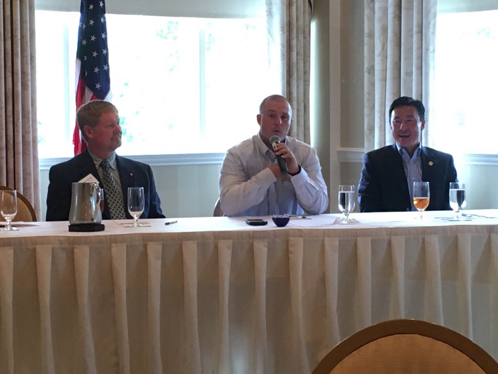 Scot_Lilly's tweet photo. Hearing from VA Delegates Wilt, Webert &amp; Keam about agriculture &amp; government in our Commonwealth https://t.co/X2OfuolIWg
