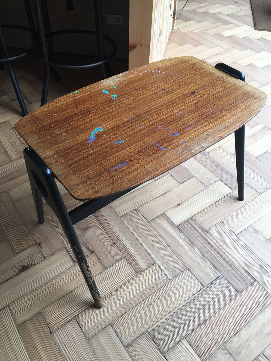 msbriggsy's tweet photo. Take one manky table. Make it glorious. I thank you. #Mondayproject https://t.co/p1ggHeWtU5