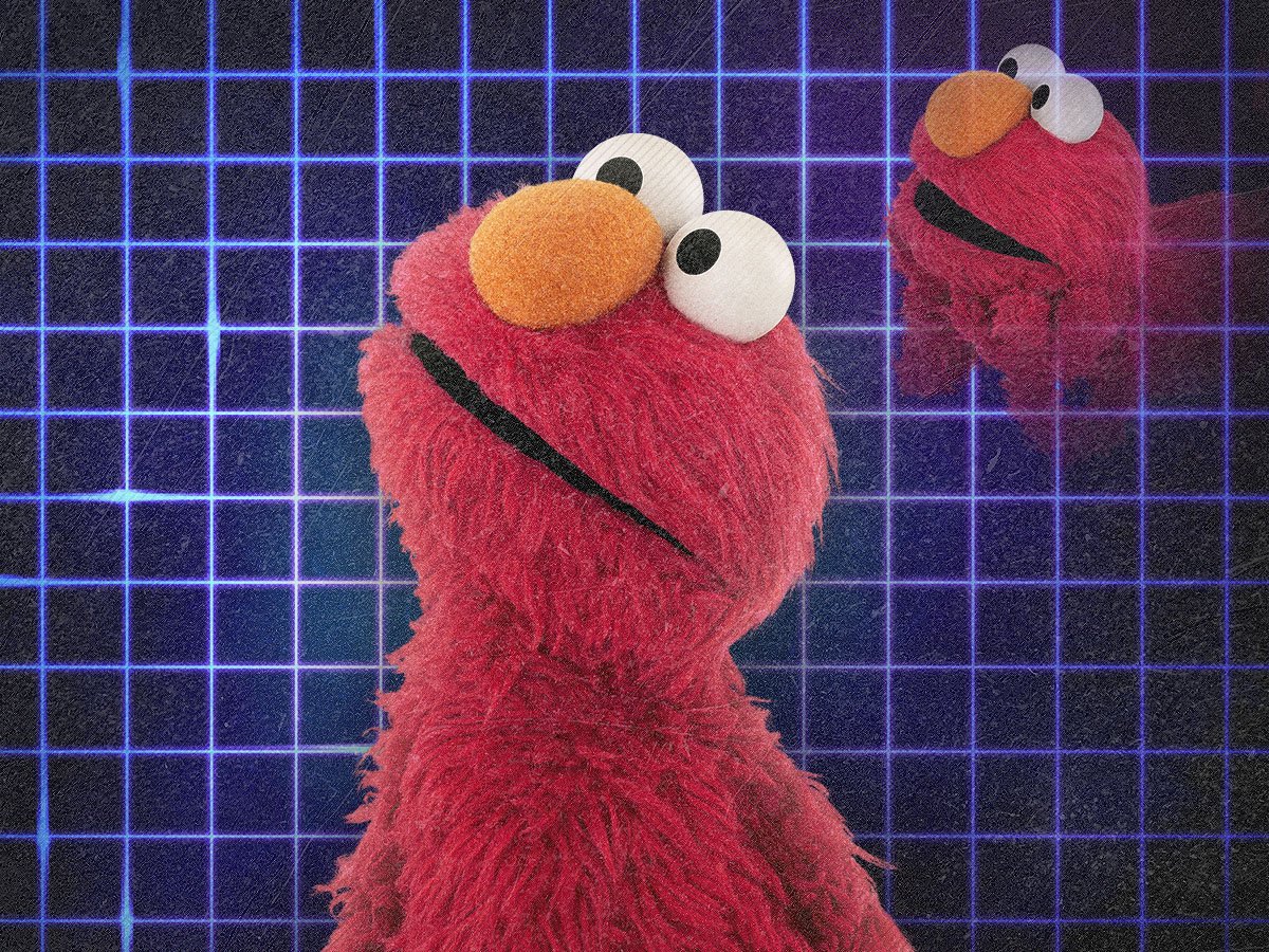 Elmo loves to learn! 