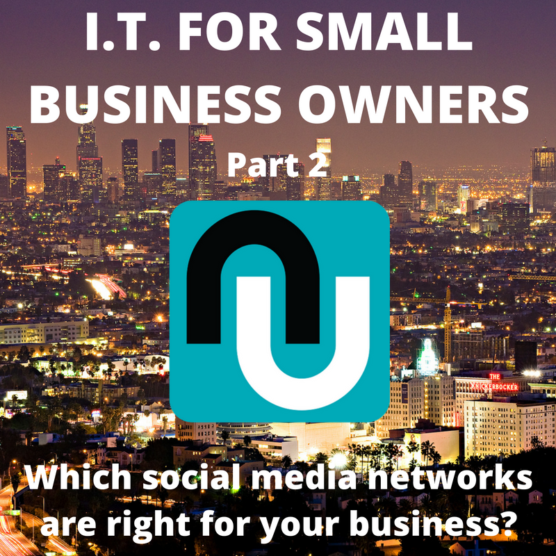 Ninjunu's tweet photo. Which social networks are right for your small biz? Part 2 of our series helps you decide! https://t.co/CjPxGl0hrm https://t.co/STdlEZmK6A