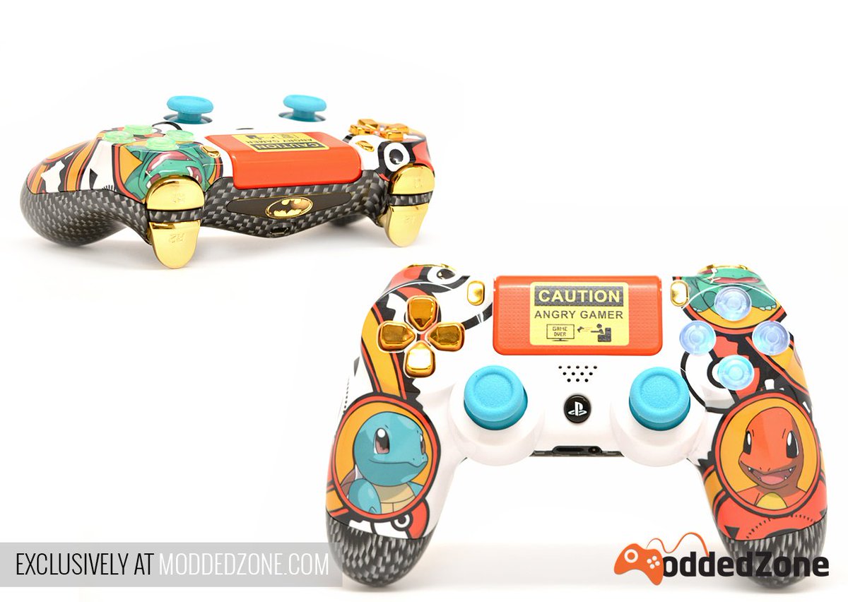 ModdedZoneCom's tweet image. Our newest customer creation&quot;#Pokemon&quot; #Playstation4 custom #moddedcontroller. Customize your own today at www.#moddedzone.com