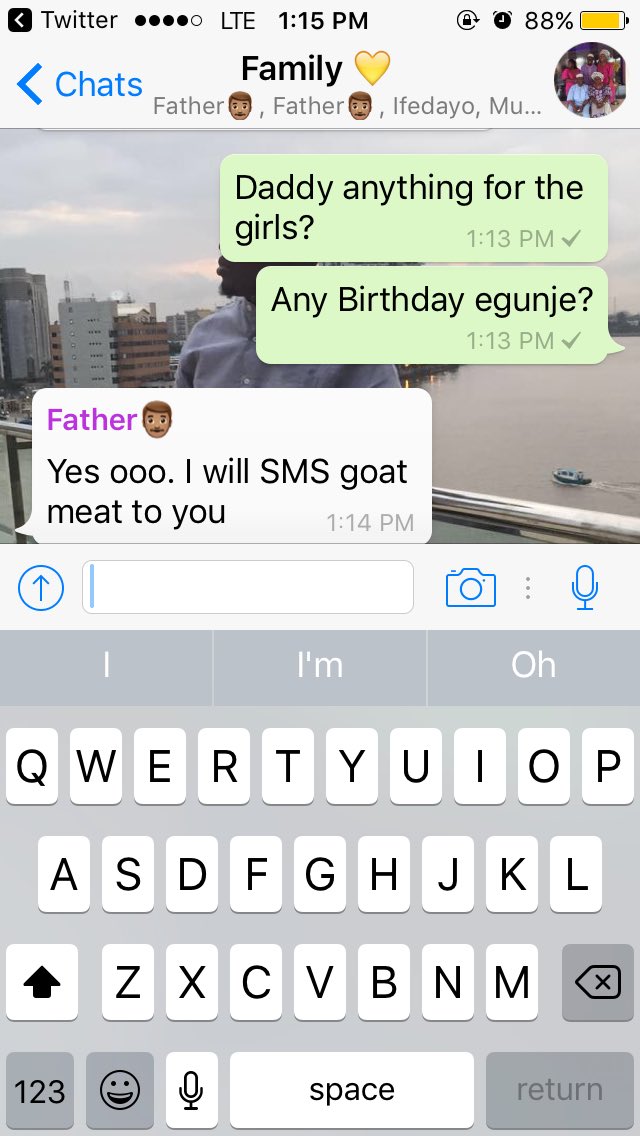 Yhossyluv's tweet photo. You would think with old age the dad jokes would get better 😭😭😭😭 #dadforsale https://t.co/31wSfatJc2