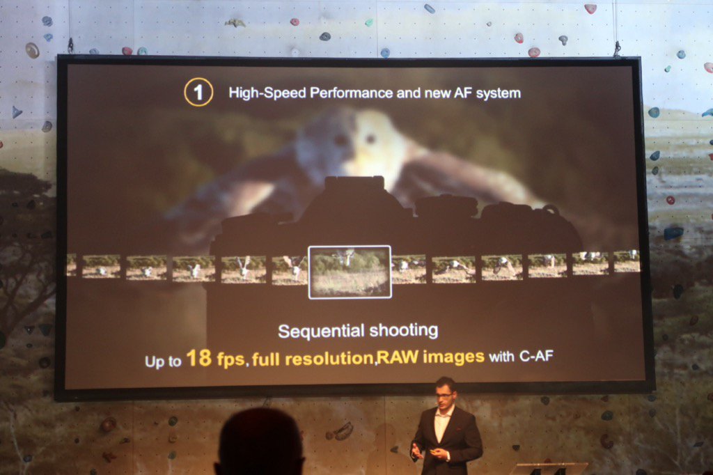 Noch eine neue Profikamera: Olympus OM-D E-M1 Mark II - superschnell, kommt noch dieses Jahr.