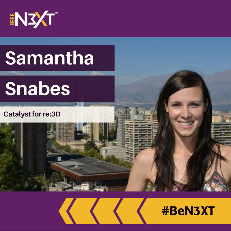 ieeeENT's tweet photo. Meet Samantha Snabes! Former Social Entrepreneur in Residence for NASA HQ &amp; Deputy Strategist @NASA_Johnson Space Life Sciences Directorate https://t.co/FsvwC7AdRh