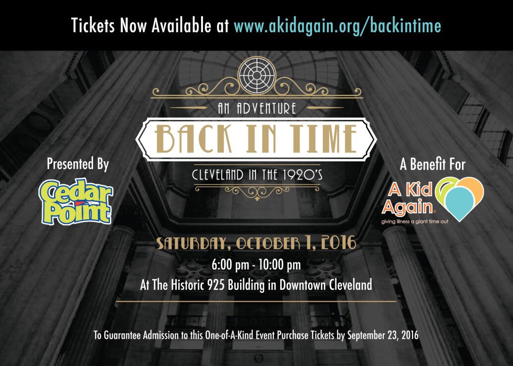 jachadsey's tweet photo. @OMNOVASolutions and @akidagain are teaming up on 10/1. Gotta love the CLE taking care of it's own! #backintimeCLE https://t.co/o67AmrnSQ0