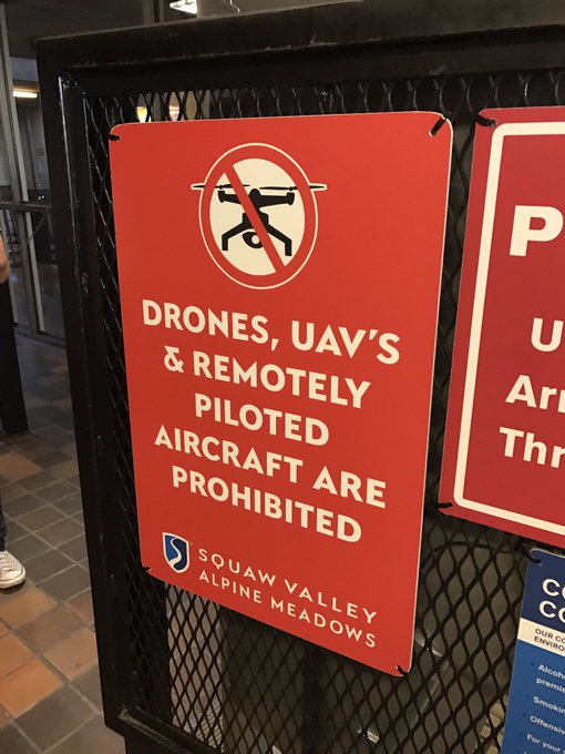 Good job we aren't here to test a new video drone or anything... https://t.co/heE7LznYn1