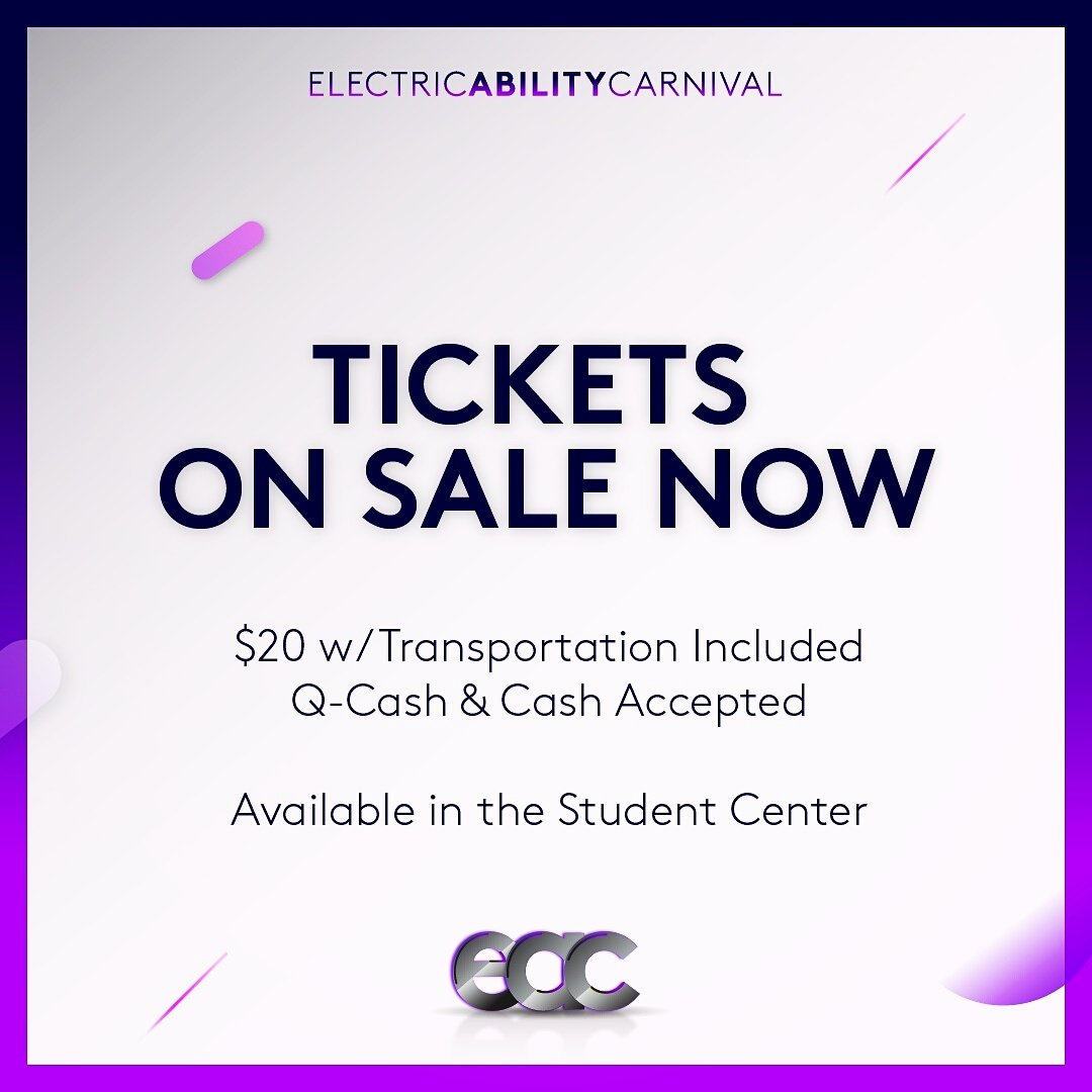 EAC_QUPiKapp's tweet photo. Tickets for #EAC2016 are now on sale in the student center for $20! Help support a great event for a greater cause! https://t.co/9KkgEOFG6Y