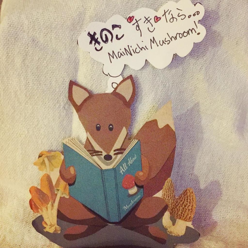 MN_Mushroom's tweet photo. #Foxey worked hard to promote #mainichimushroommagazine at the #tabf2016 it was great to … https://t.co/tpjnOCYkBo https://t.co/Lju3y1JFrs
