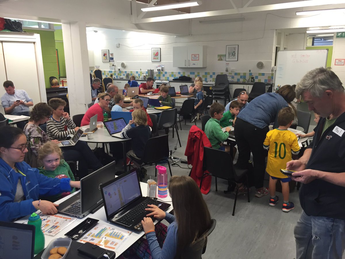 CoderDojoHowth's tweet image. And we're back! Full house at our first @CoderDojoHowth of the new term. Into our 4th year @CoderDojo #scratching