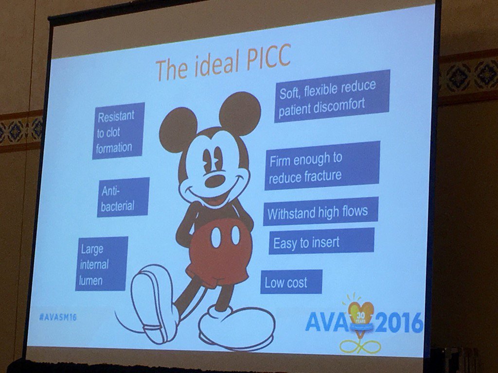 ivteam's tweet photo. The ideal PICC features  #AVASM2016 @AVATAR_grp @ivteam @ivopinion #ivteam https://t.co/V8zapcDUHz