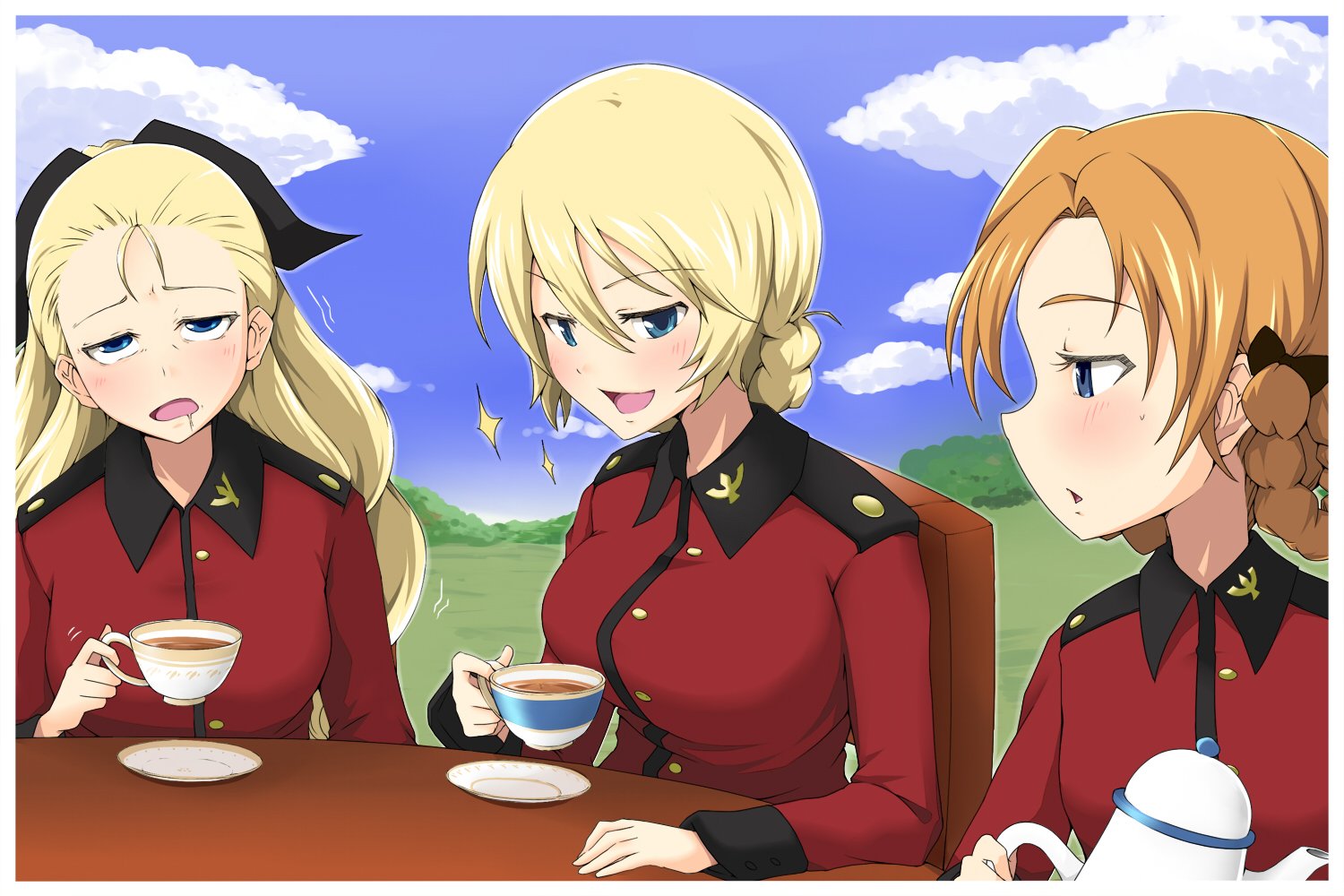 まいす No Twitter どうせ間に合わないと思ってた W ダージリン様 お誕生日おめでとうございます ダー様の格言連打に疲れたアッサム様です ダージリン ダージリン生誕祭 ダージリン生誕祭16 ダージリン様生誕祭16