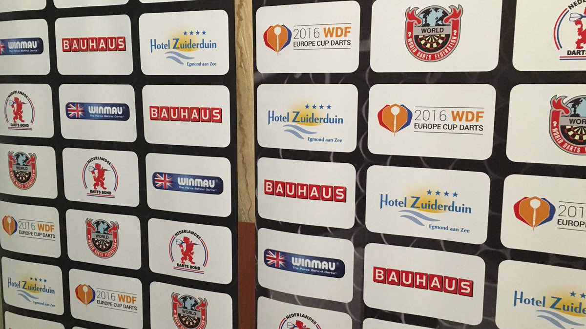 Proud to have <a href="/Winmau/">Winmau</a>, <a href="/BAUHAUSNL/">BAUHAUS NEDERLAND</a> and @HotelZuiderduin as our main partners! #ECdarts