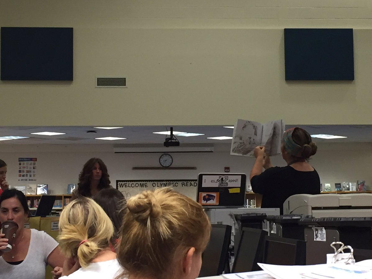 Lbrightedu's tweet photo. @MccoyEdu sharing a wonderful book with us today at KBK morning collaboration.#kaneland302 @Kaneland302 https://t.co/F6ktWJL9Az