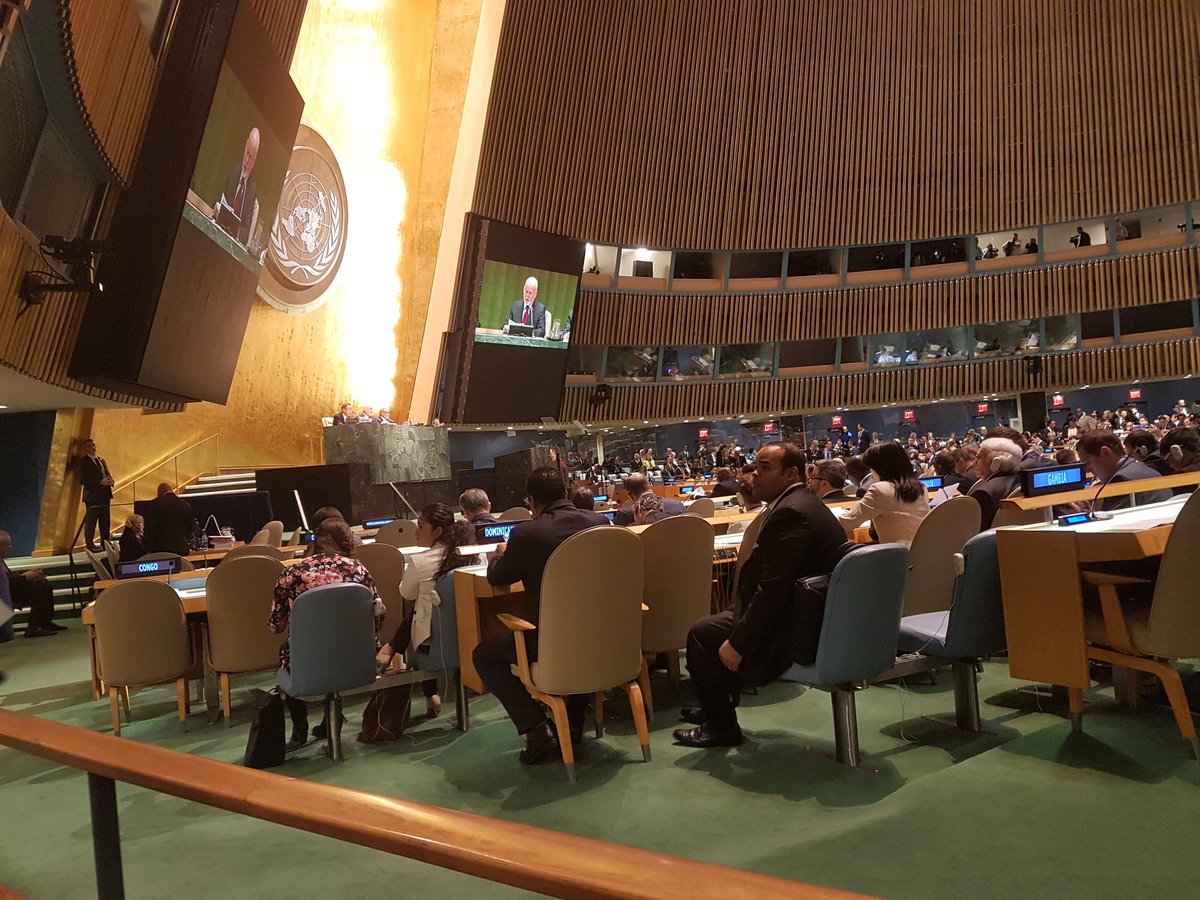 Just concluded my remark at the UN GA. Mobile can be an enabler in the ongoing migration crisis.