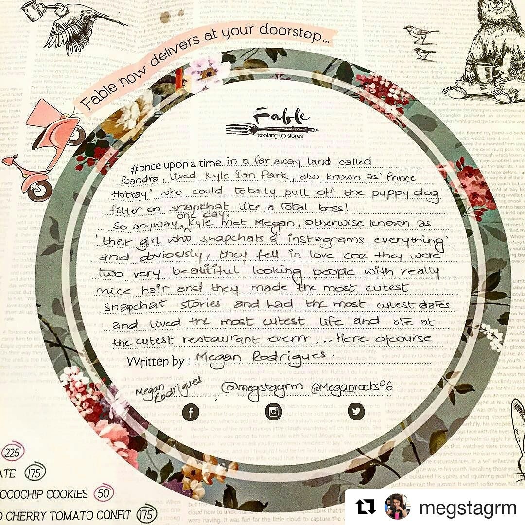fablecafeandbar's tweet photo. #Repost @megstagrm with @repostapp
γ»γ»γ»
I should become a writerπ
#Fable #FableTales #CookingUpStories https://t.co/LqZK2CdrBP