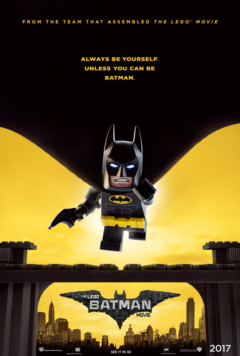 kvarter ebbe tidevand bestå Warner Bros. UK on Twitter: "Always be yourself. Unless you can be Batman.  #LEGOBatmanMovie gets a new poster... https://t.co/eL4f9e8JBt" / Twitter