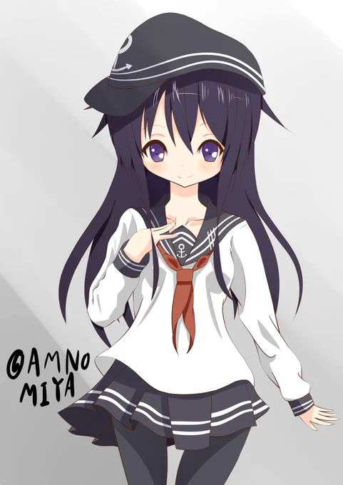 #艦これ版深夜の真剣お絵描き60分一本勝負#艦これ版真剣お絵描き60分一本勝負_20160919暁!!! 