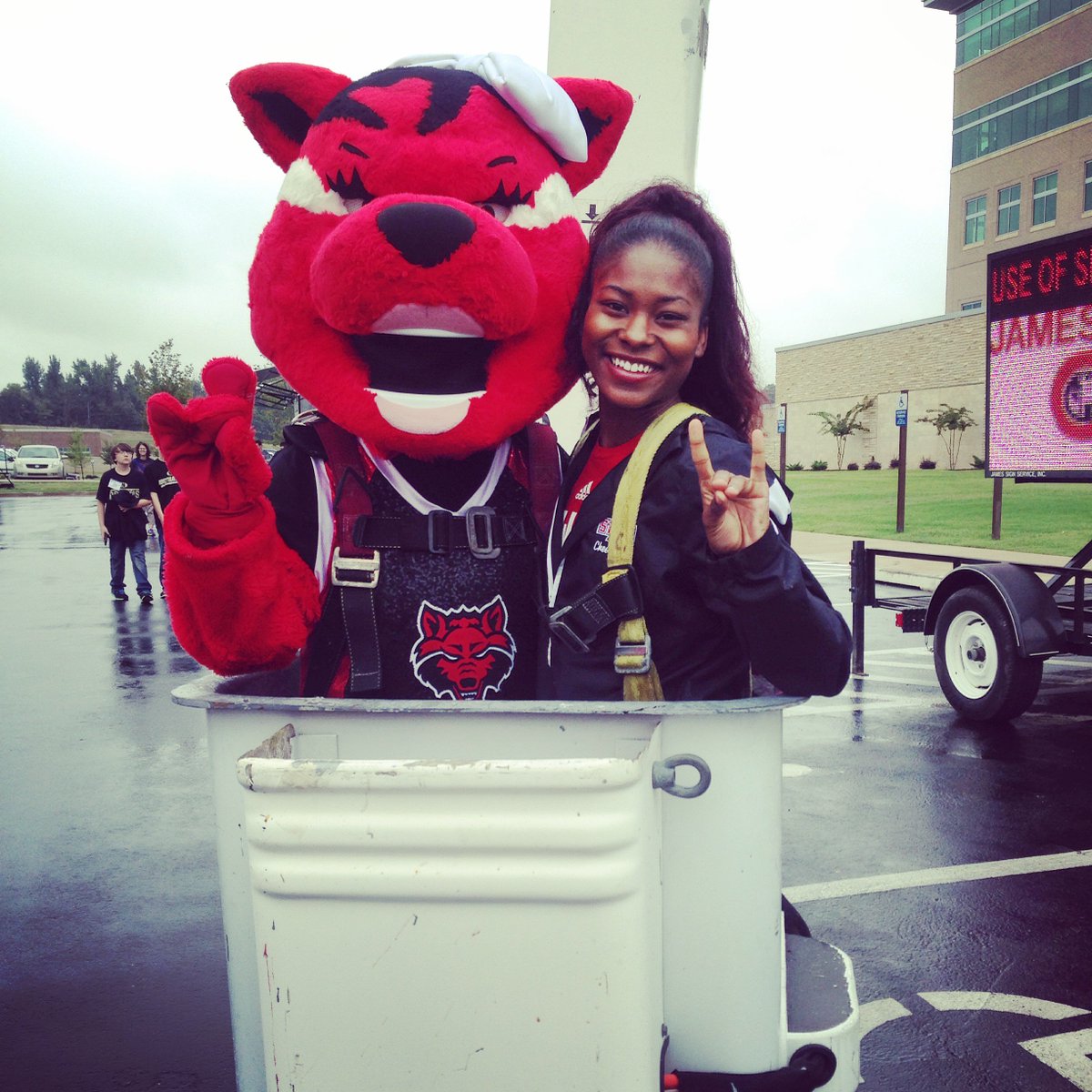 AState_SPC's tweet photo. Meet JeKayla Curtis. Want to join? Email us: AStateSPC @AState.edu #AStateSPC #GiveAHowl #BackthePack https://t.co/clSaFNl31i