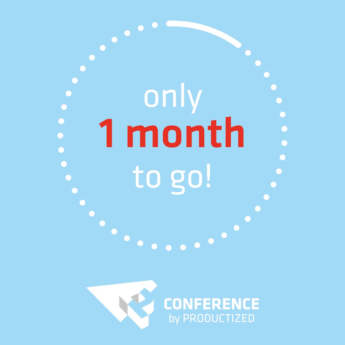 ProductizedConf's tweet image. Just ONE MONTH left until #productized16
If you haven't yet, grab your ticket at productized.co !