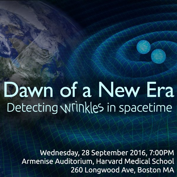 Science in the News (@sitnboston) on Twitter photo free public science talk Wednesday <a href="/HarvardMed/">Harvard Medical School</a>: what we learn from wrinkles in spacetime <a href="/saoastro/">SmithsonianObs (SAO)</a> @HarvLSOutreach free public science talk Wednesday <a href="/HarvardMed/">Harvard Medical School</a>: what we learn from wrinkles in spacetime <a href="/saoastro/">SmithsonianObs (SAO)</a> @HarvLSOutreach