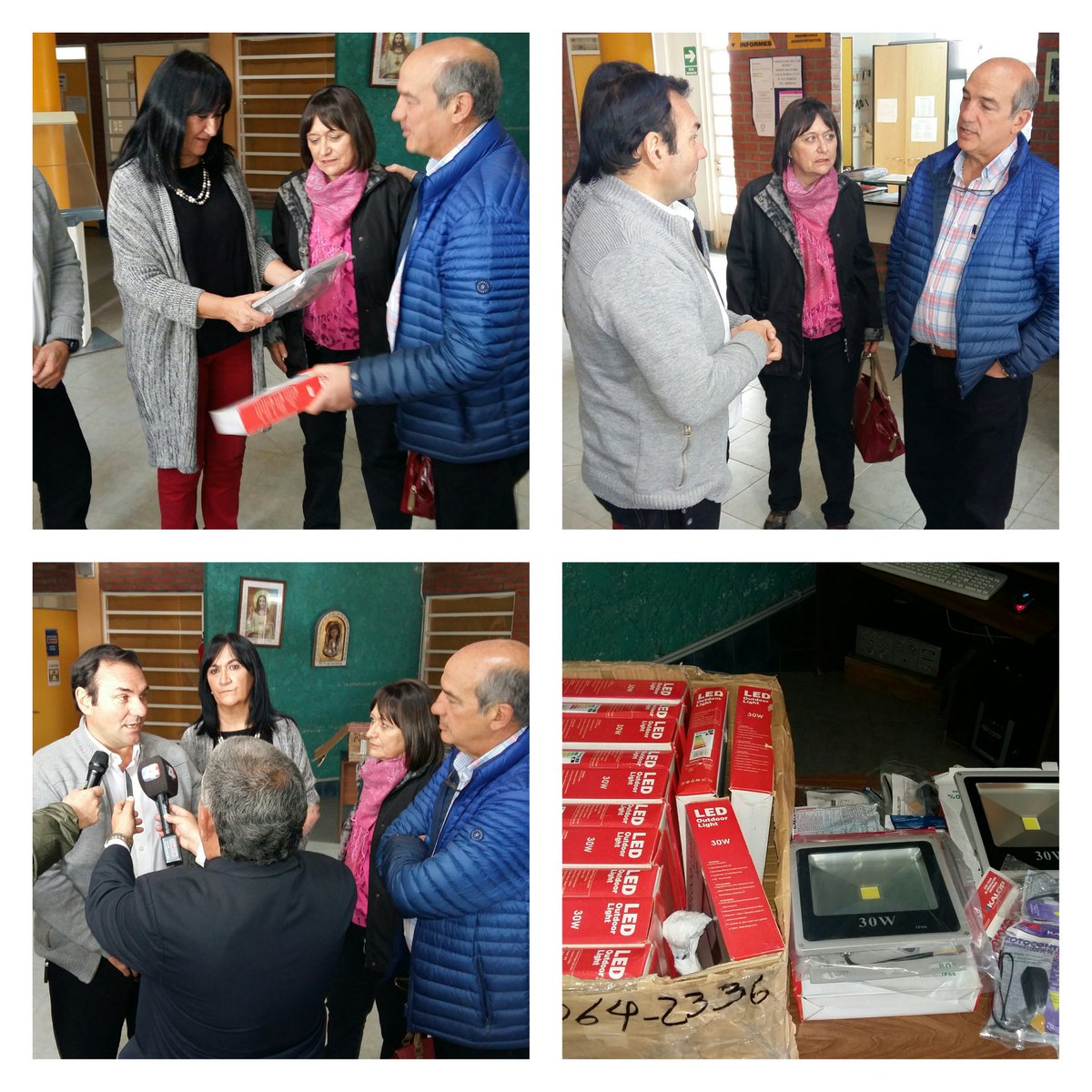 SeguraDiputado's tweet photo. #Jujuy @SeguraDiputado haciendo entrega de lámparas Led que iluminarán el ingreso de #Appace https://t.co/GBwvlEbBXq