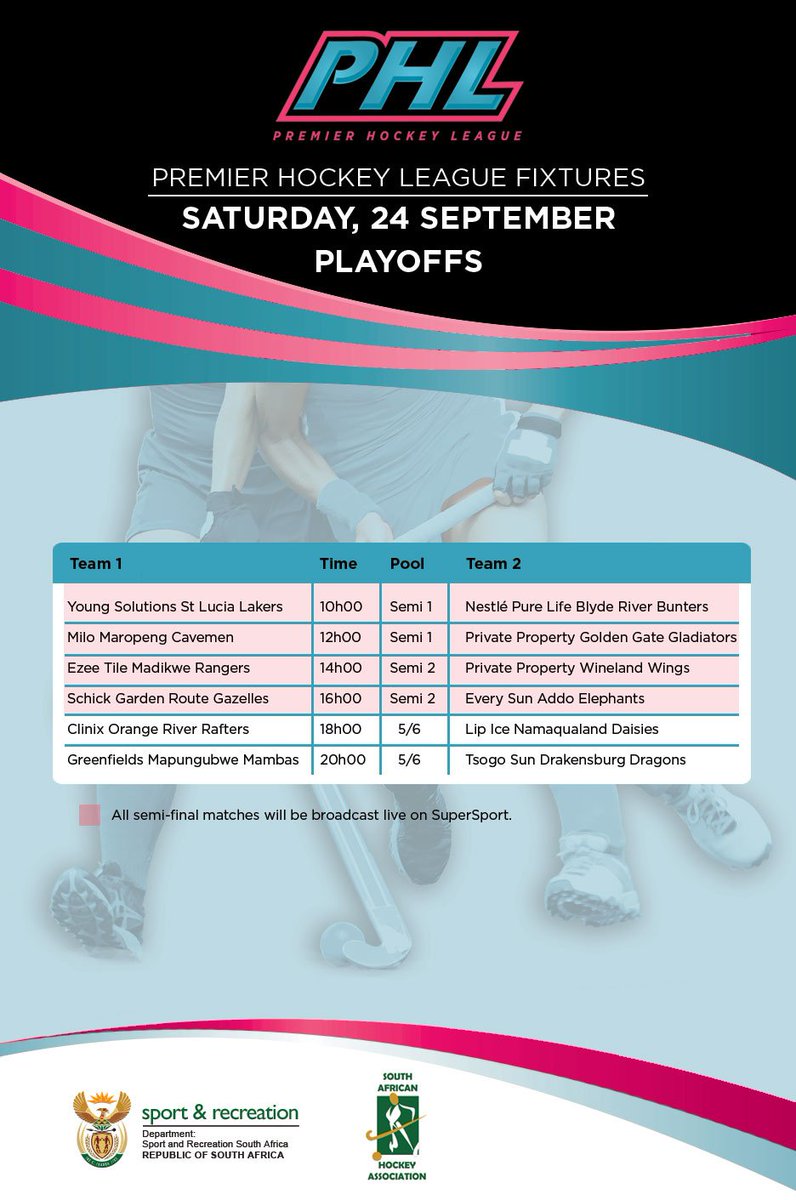 The buildup to the #PHL2016 finals weekend has begun and here are the fixtures for this Saturday #GetBehindYourTeam