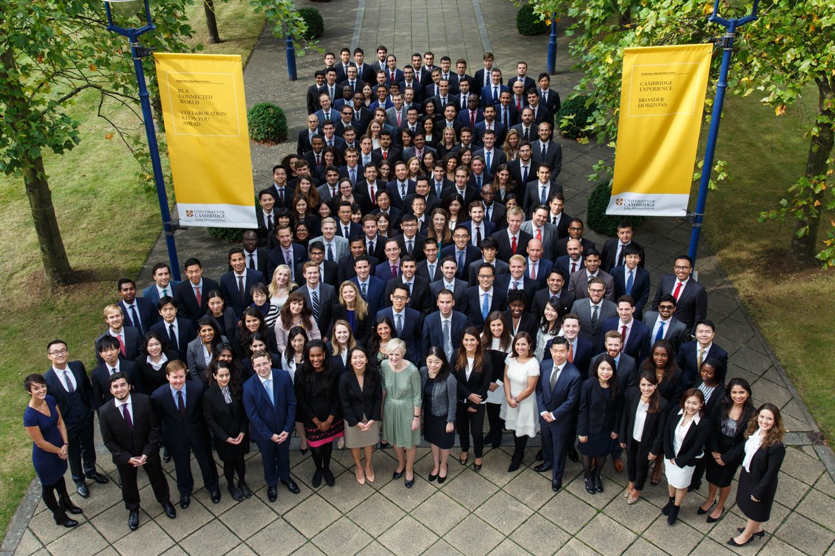 CambridgeMBA's tweet photo. The #CambridgeMBA class of 2016/17 have arrived! https://t.co/4q28fXDRU5