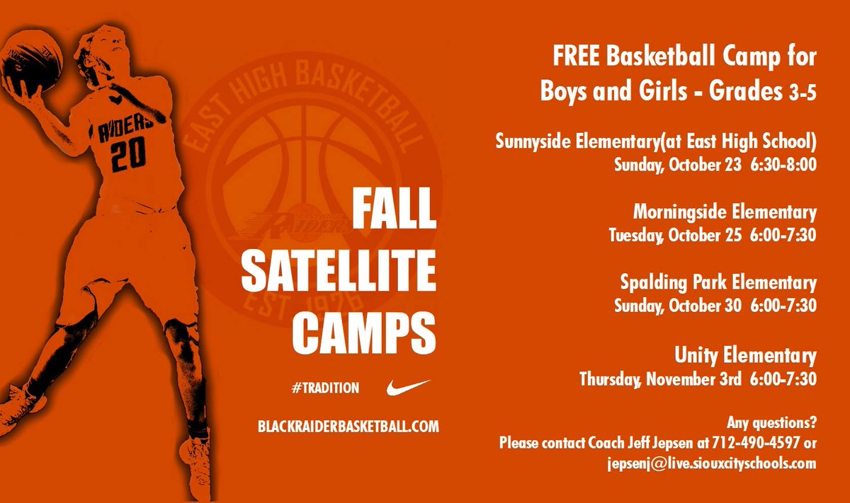 Eastbasketball's tweet photo. Coach Vanderloo &amp; his staff proudly announce Free bball camps at local elementary schools https://t.co/ll43UecZ4A https://t.co/XEdPhv6sQC