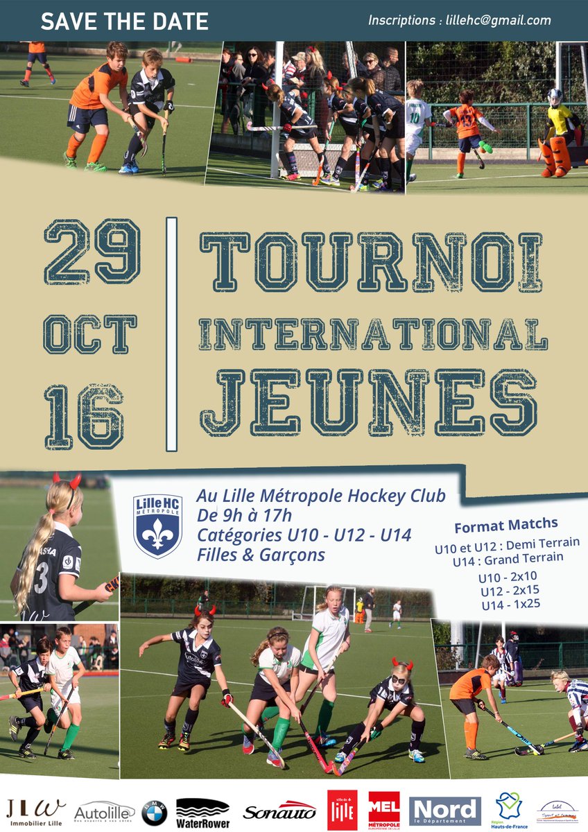 #Savethedate Tournoi International des Jeunes du Lilhoc : 29 Octobre 2016.
lmhc.fr/2016/09/tourno… #lilhoc #hockey