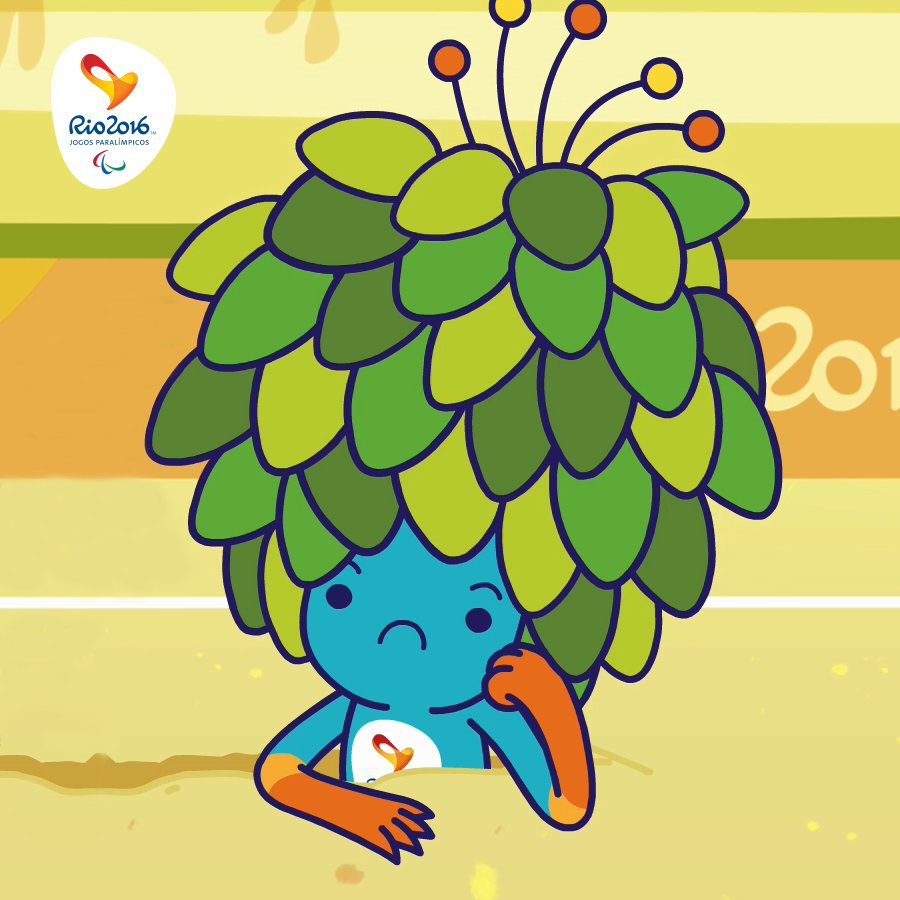 Sério isso? 🙁 Já acabou? Eu nem pisquei o olho direito 😶 Vooolta #JogosParalímpicos!