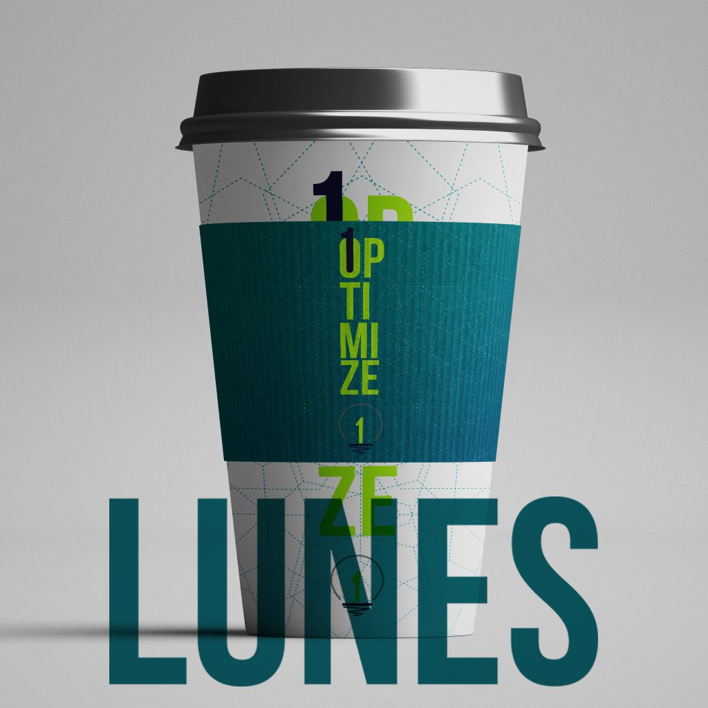 1Optimize's tweet image. Los lunes citrus son para dar vida a nuevas ideas con un café en la mano.
