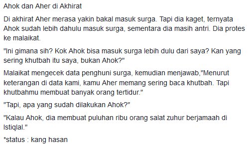 Joke Ini lucu ... asli lucu .. 😂