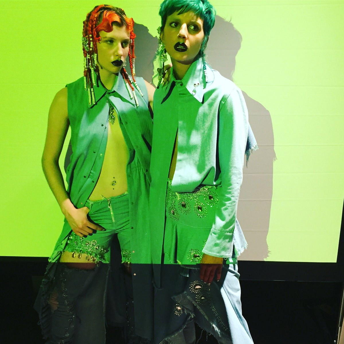 LDNfashion's tweet image. The future has arrived! @FYODOR_GOLAN #LFWSS17 #LFW #FyodorGolan